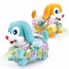 Cute Gear Dog Car with Light & Sound(Aqua)