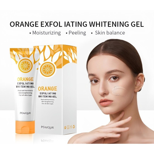 Poqur Orange Exfoliating & Whitening Gel – 50g