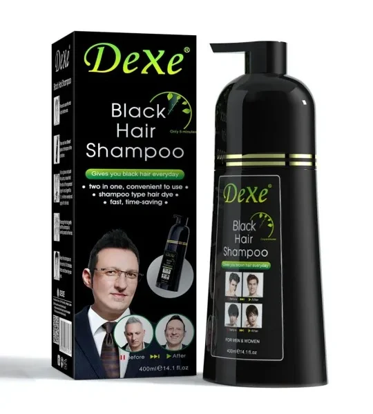 Dexe Black Hair Shampoo – 200ml