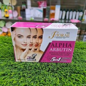 FIORAE Alpha Arbutin 5-in-1 Miracle Whitening Soap – 165g (Thailand)
